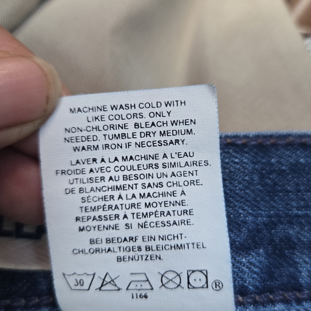 GAP Medium Blue High-Rise Flare Jeans - Picture 13 of 15